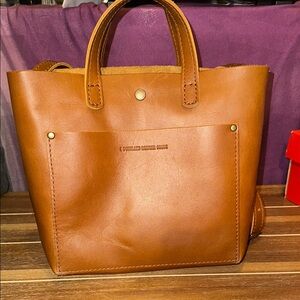 portland leather mini tote Crossbody Bag